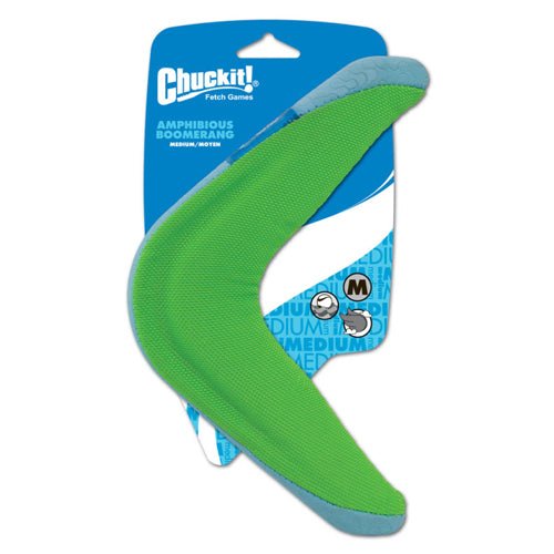 Chuckit!, Chuckit! Amphibious Dog Toy Boomerang, Assorted, 1 Each/Medium