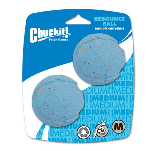 Chuckit!, Chuckit! Rebounce Ball Dog Toy, Assorted, 1 Each/2 pk, Medium