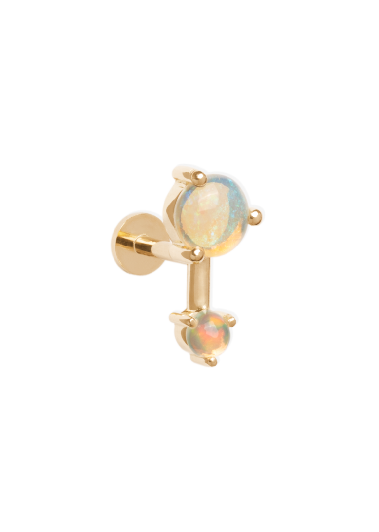 Lena Stud Opala 18k Piercing