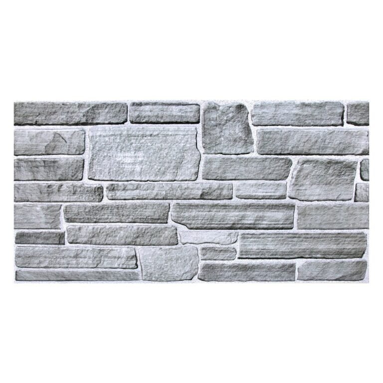 3D Grey Stone Wall Panels Peel and Stick -Large Size