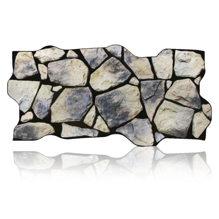 Gray Irregular Stone Peel and Stick Tile Stickers