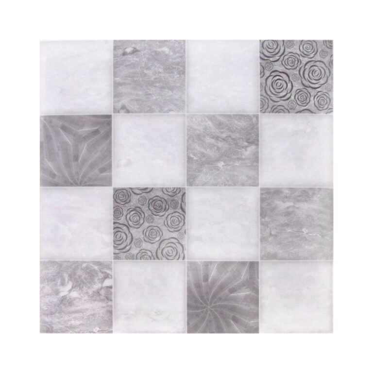 Gray Mosaic Peel and Stick Tile Stickers