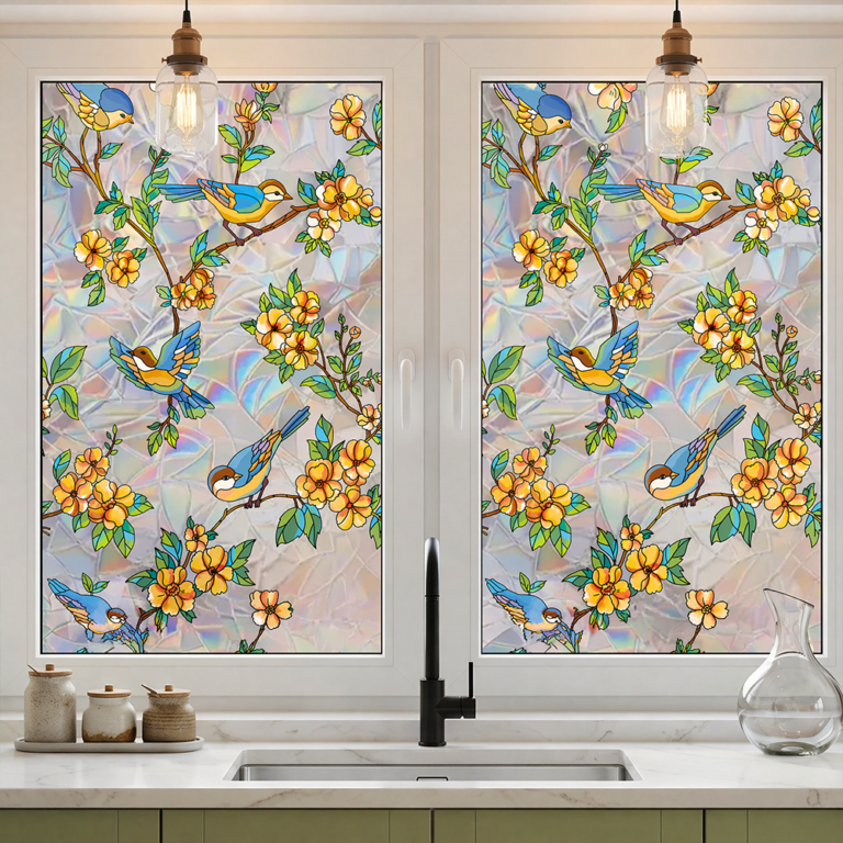 Spring Static Cling Window Film