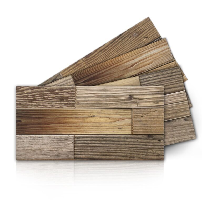 Vintage Wood Peel and Stick Tile Stickers
