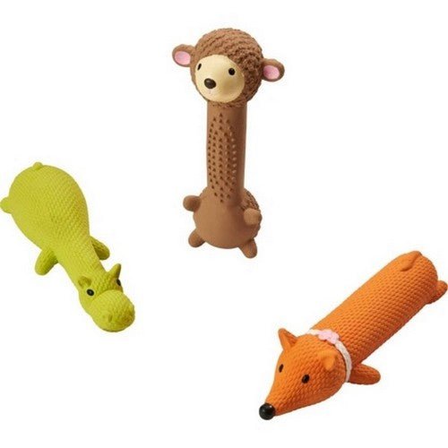 Doc and Phoebes, Latex Friends Dog Toy Assorted, 1 Count / 9 Inches