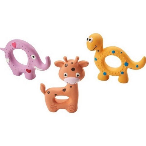 Doc and Phoebes, Latex Rings Dog Toy Assorted, 1 Count / 5 Inches