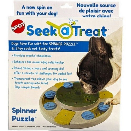 Doc and Phoebes, Seek A Treat Spinner Puzzle Dog Toy, 1 Count