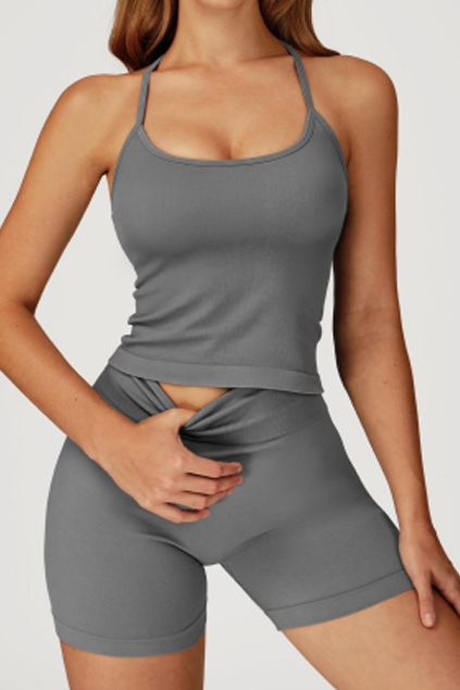 Pickleball VolleyLuxe Tank Top – Gray / M