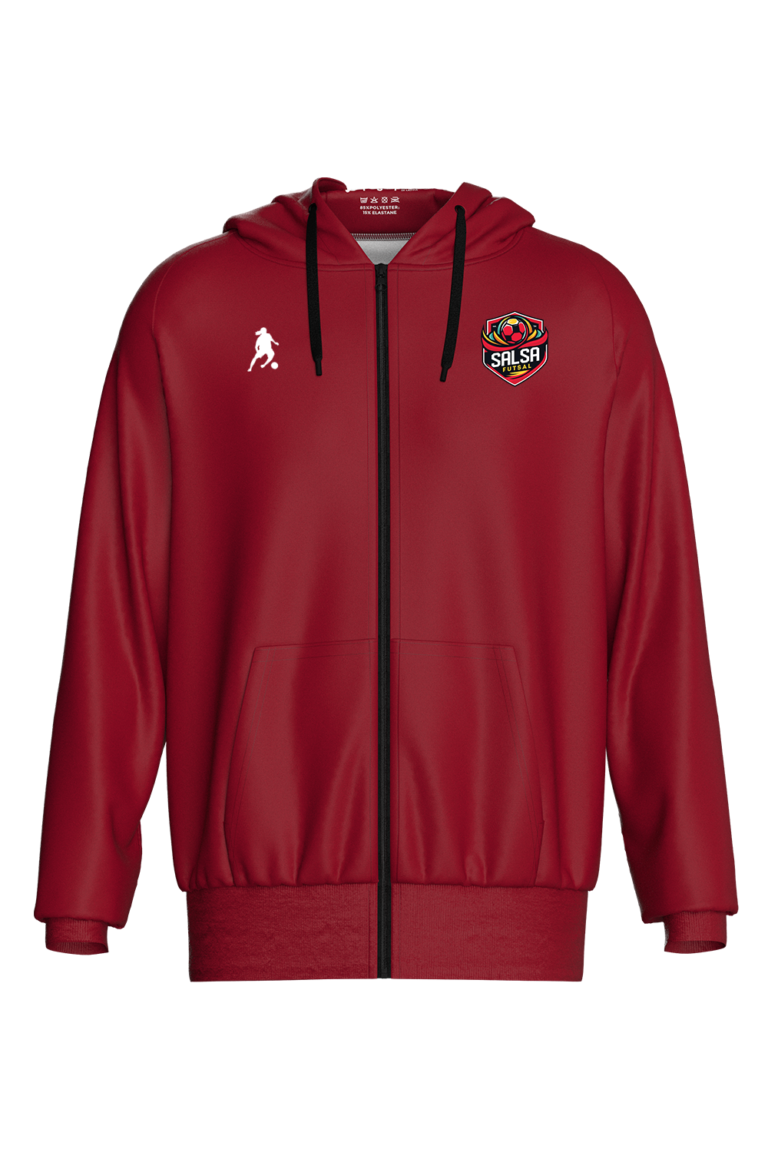 Ronaldinho Bruxo Salsa Zip Hoodie – Men’s – YL / Maroon