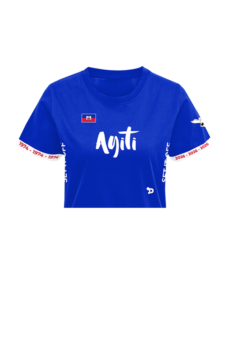 Stacey “Ayiti” SET IT OFF Crop Top Jersey – XS