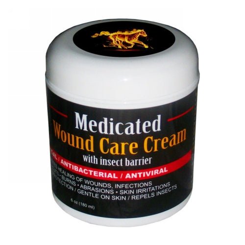 E3 Elite Equine Evolution, E3 Medicated Wound Care Cream, 6 Oz