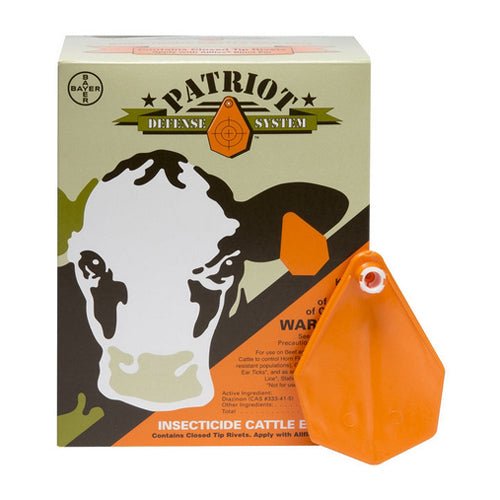 Elanco, Patriot Insecticide Cattle Ear Tags, 1 Count