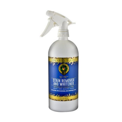 Essential Equine, Wow! Stain Remover & Whitener Spray for Horses, 32 Oz