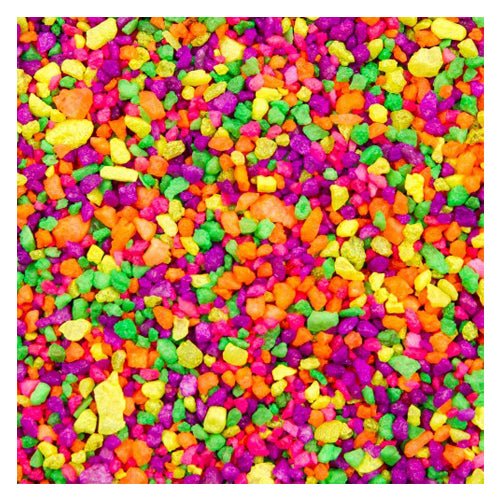 Estes, Estes Spectrastone Aquarium Mini Gravel, Permaglo, Rainbow, 1 Each/5 lb