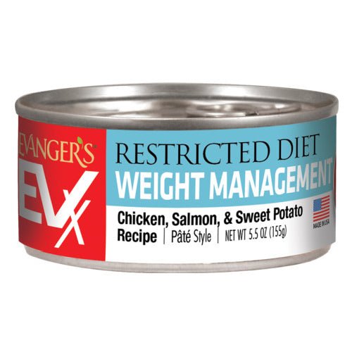 Evangers, Evanger’s Restricted Weight Management Cat Food, Chicken, Salmon, & Sweet