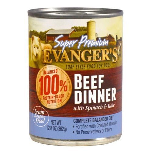 Evangers, Evanger’s Super Premium Wet Dog Food, Beef, 12Each/12.8 Oz, 12 Pack (Count of