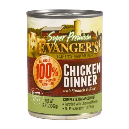 Evangers, Evanger’s Super Premium Wet Dog Food, Chicken, 12Each/12.8 Oz, 12 Pack (Count