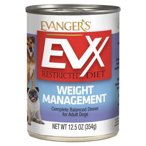 Evangers, EVx Restricted Diet Weight Management Wet Dog Food, 12 Count / 12.5 Oz (Case Of