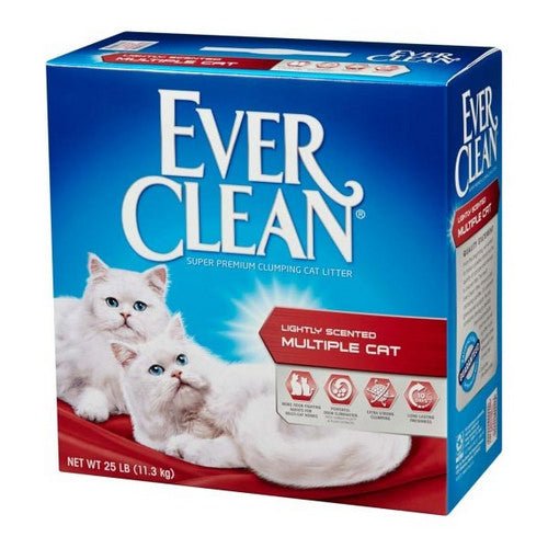 Ever Clean, Multi Cat Lightly Scented Clumping Cat Litter, 1 Count / 25 Lbs