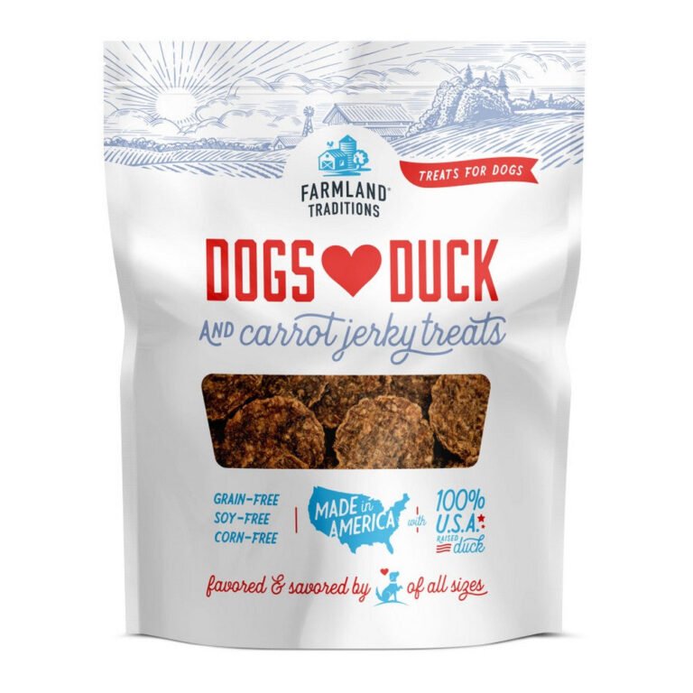 Farmland Traditions, Farmland Traditions Dogs Love Duck & Carrot Dog Treats, 5 Ounces