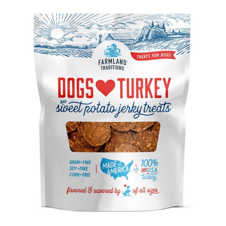 Farmland Traditions, Farmland Traditions Dogs Love Turkey & Sweet Potato Dog Treats, 48