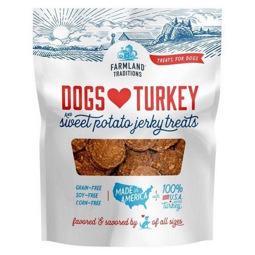Farmland Traditions, Farmland Traditions Dogs Love Turkey & Sweet Potato Dog Treats, 6