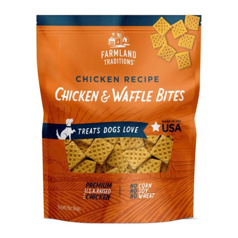 Farmland Traditions, Farmland Traditions Simple Snacks Chicken & Waffle Bites Dog Treats