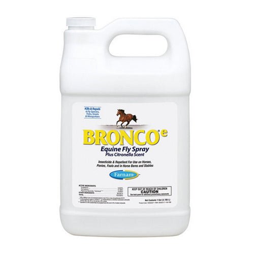 Farnam, Bronco-e Equine Fly Spray, 1 Gallon
