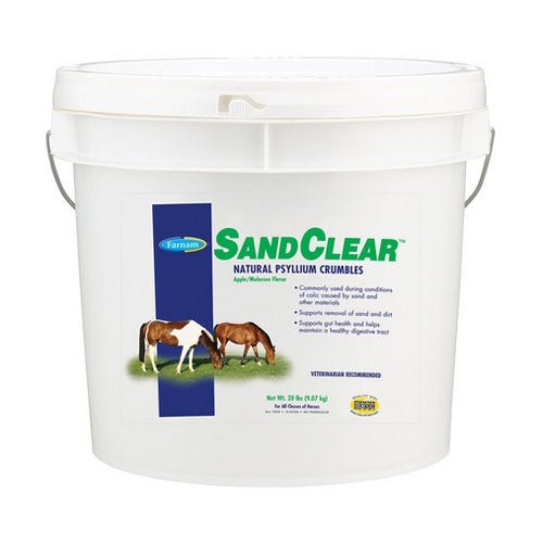 Farnam, SandClear Natural Psyllium Crumbles, 20 Lbs