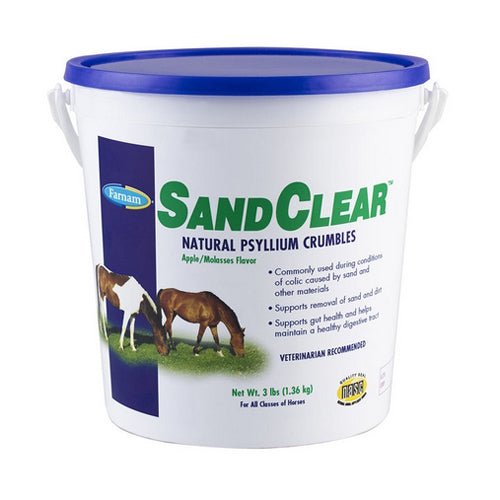 Farnam, SandClear Natural Psyllium Crumbles, 3 Lbs