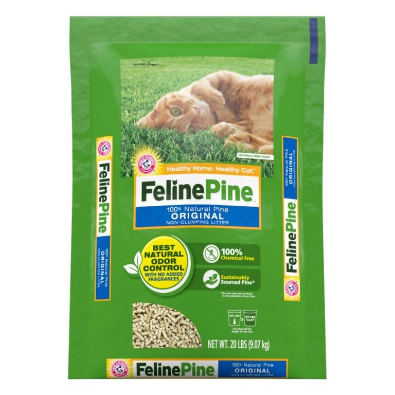 Feline Pine, Feline Pine Original Non-Clumping Cat Litter, 20 Lbs