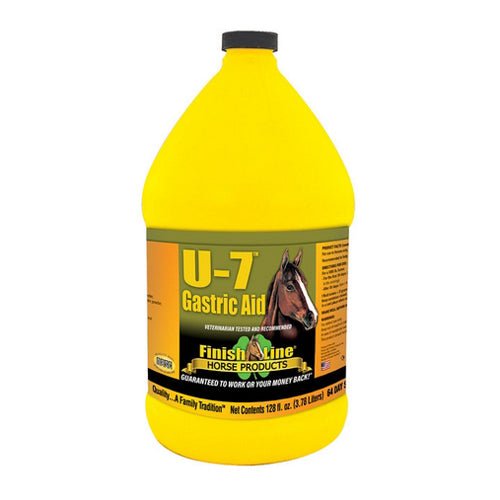 Finish Line Horse Products, Inc., U-7 Gastric Aid Horse Supplement Liquid, 128 Oz