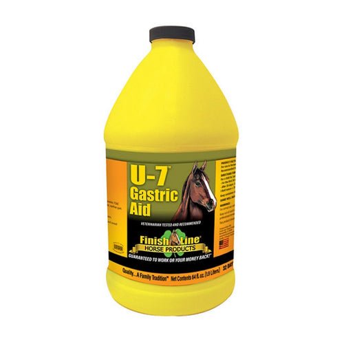 Finish Line Horse Products, Inc., U-7 Gastric Aid Horse Supplement Liquid, 64 Oz