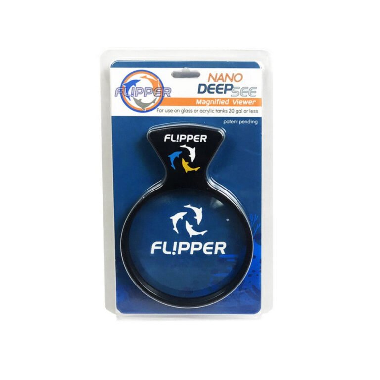 Flipper Cleaner, Flipper Cleaner DeepSee Magnified Aquarium Viewer, Black, Clear, 3