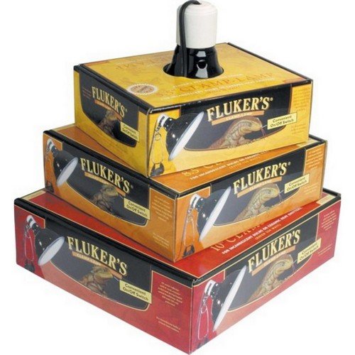 Clamp Lamp with Switch 250 Watt (10″ Diameter) by Flukers