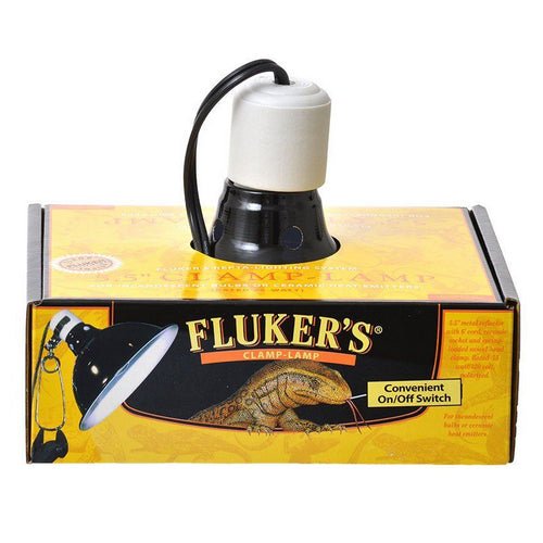 Clamp Lamp with Switch 75 Watt (5.5″ Diameter) by Flukers