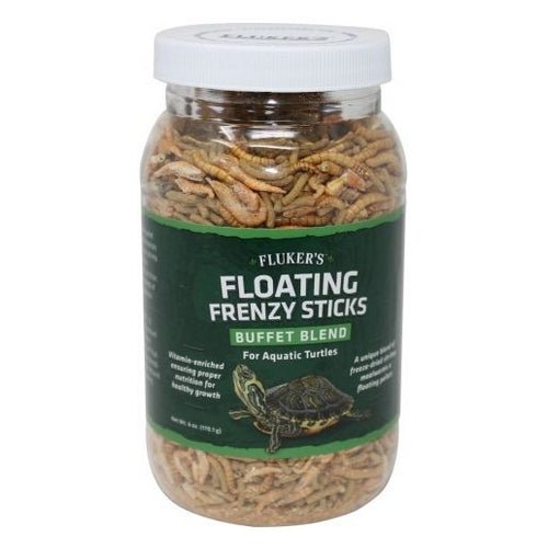 Flukers, Floating Frenzy Buffet Blend for Aquatic Turtles, 11.5 oz
