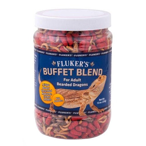 Fluker’s, Fluker’s Buffet Blend Adult Bearded Dragon Formula Freeze Dried Food, 1