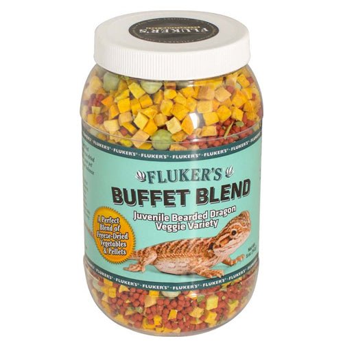 Fluker’s, Fluker’s Buffet Blend Juvenile Bearded Dragon Veggie Variety Freeze Dried Food — Flukers 1 Each 5 Oz