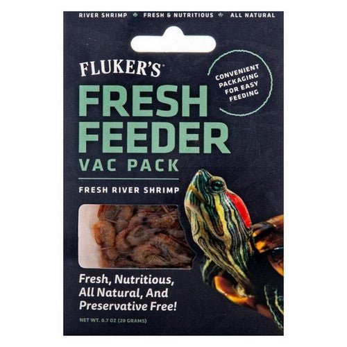 Fluker’s, Fresh Feeder Vac Pack Fresh River Shrimp, 1 Count / 0.7 Oz