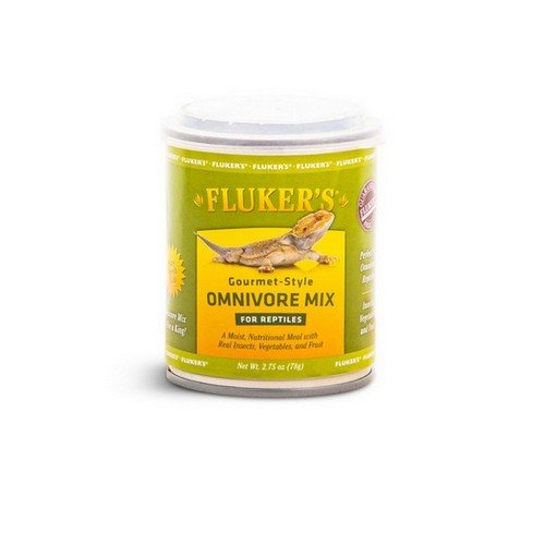 Fluker’s, Gourmet Style Canned Omnivore Mix For Reptiles, 1 Count / 2.75 Oz