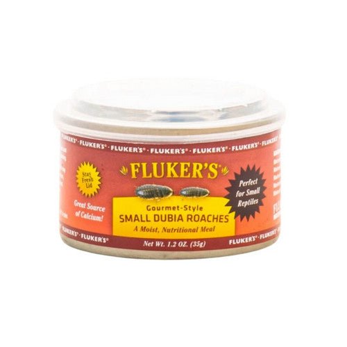 Fluker’s, Gourmet Style Canned Small Dubia Roaches, 1 Count / 1.2 Oz