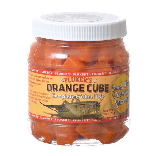Flukers, Orange Cube Complete Cricket Diet, 6 oz