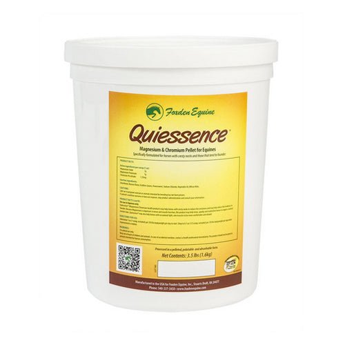 Foxden Equine, Quiessence Magnesium And Chromium Pellet For Horses, 3.5 Lbs