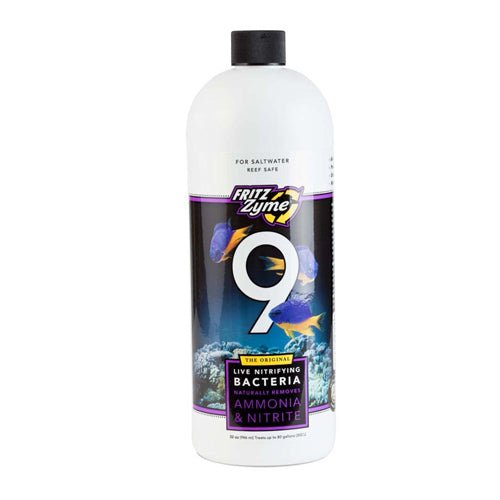 Fritz Aquatics, Fritz FritzZyme 9 Saltwater Live Nitrifying Bacteria, 1 Each/32 Oz
