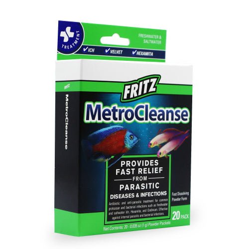 Fritz Aquatics, Fritz MetroCleanse Anti-Parasitic Medication, 400g, 1 Each/20 Count