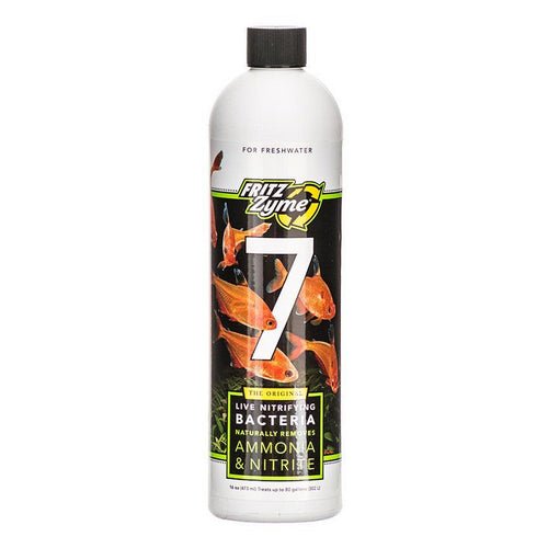 Fritz Aquatics, Fritz Zyme 7 – Live Nitrifying Bacteria for Freshwater, 16 oz