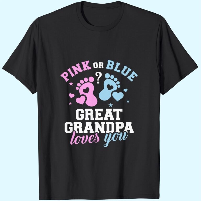 Gender Reveal Great Grandpa T-shirt