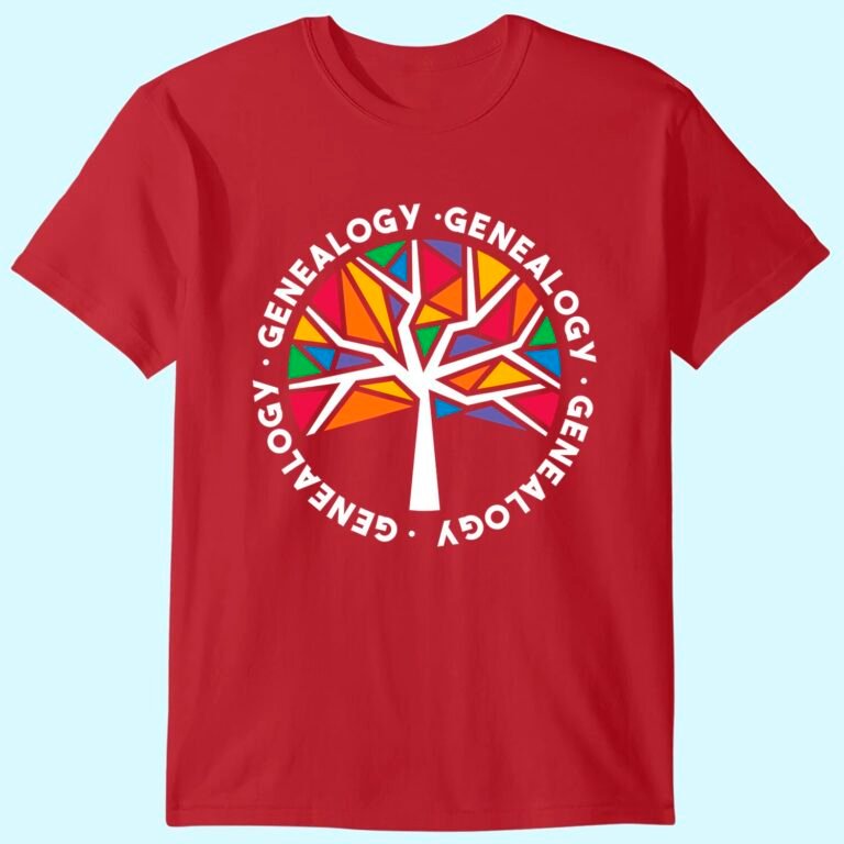 Genealogy Family Tree Genealogist Ancestry Ancestor Gift T-shirt