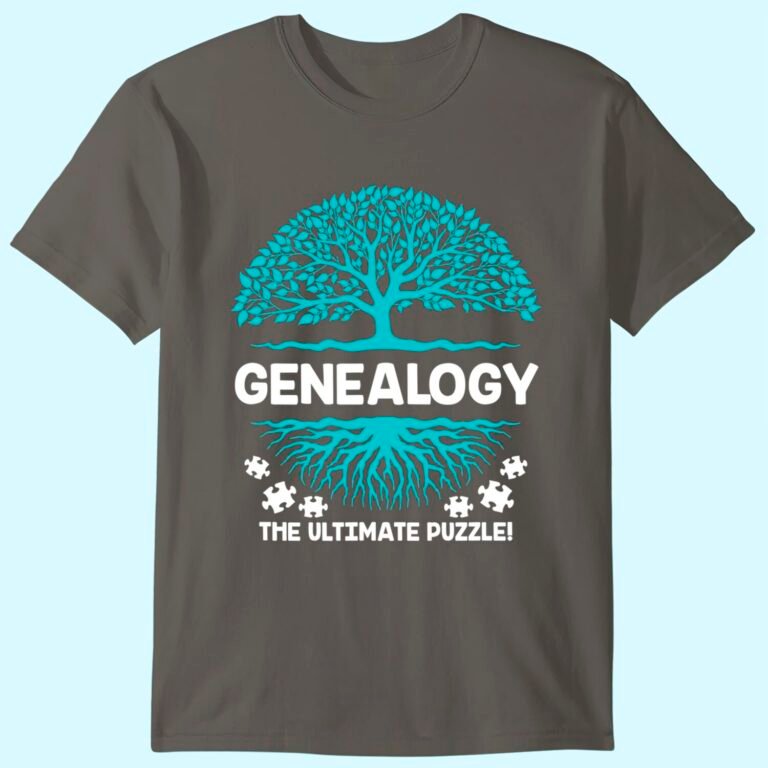 Genealogy The Ultimate Puzzle Family History T-shirt